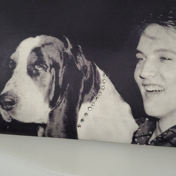 Elvis & houndog Rhinestone purse - Picture 2 of 11